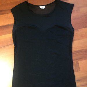 Black Tshirt with Mesh